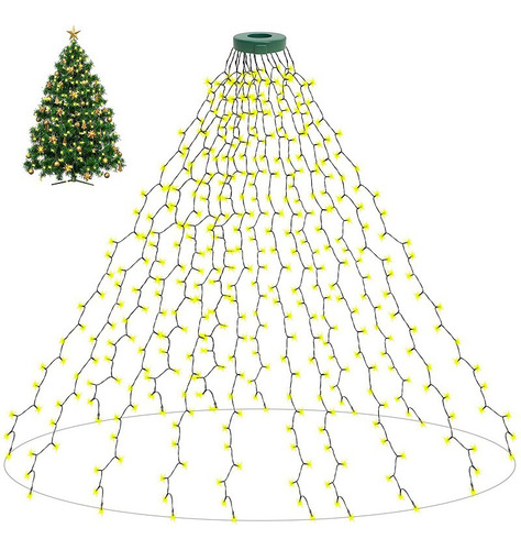 2024 Cadena De Luces For Árbol De Navidad, Con 8 Modos