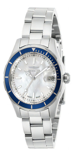 Reloj Para Dama Invicta Pro Diver 28644 Blanco