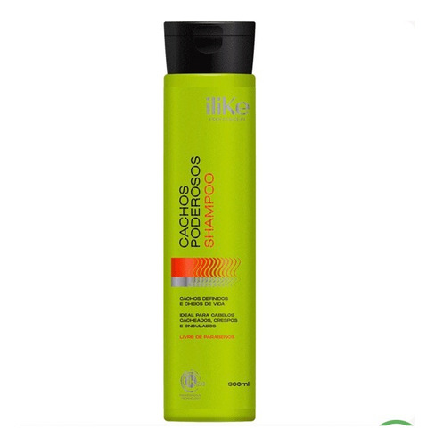 Cachos Poderosos Kit Shampoo E Condicionador Vegano Ilike