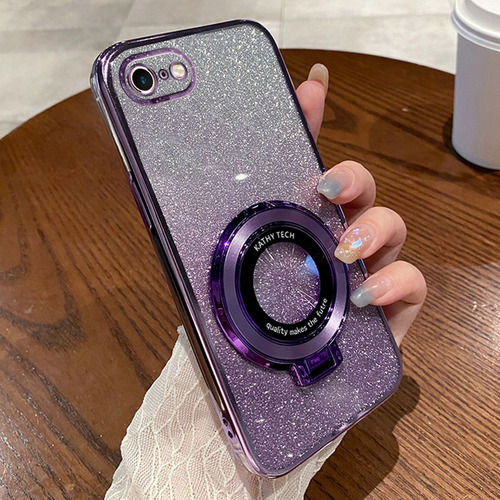 .j0k Para iPhone 16e Capa Magnética Flash Pó + Mica /