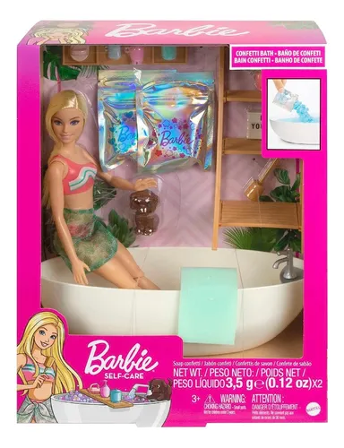 Barbie fashionista baño de espuma sales