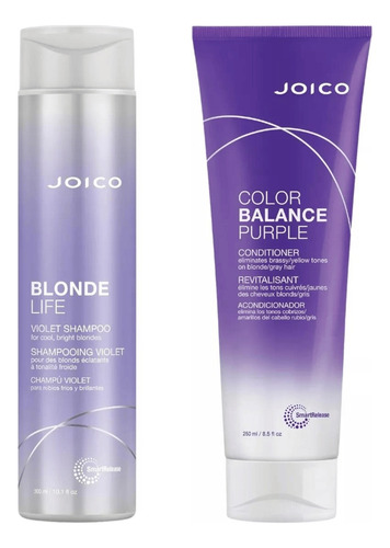 Joico Pack Sh Blonde Life + Ac Color Balance Purple 