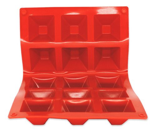 Imagem 4 de 7 de Forminha De Silicone Cupcake Empada Gelo Picole 15 Cavidades