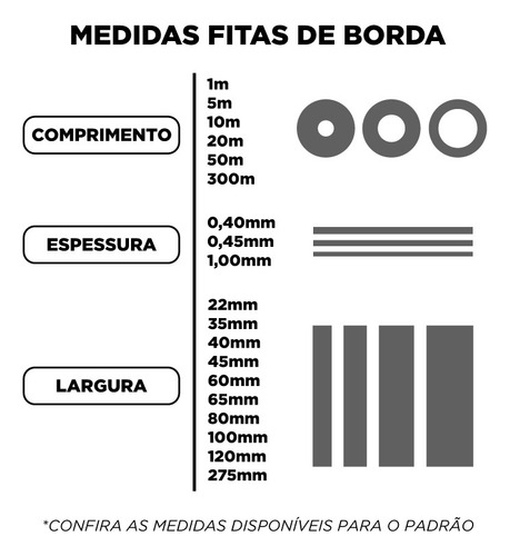 Fita De Borda Pvc Elmo Dubai Dual Touch 35x0,45mm C/ 20m
