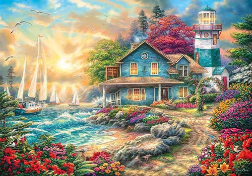 Rompecabezas 2000 Piezas Cherry Pazzi - Sunrise By The Sea