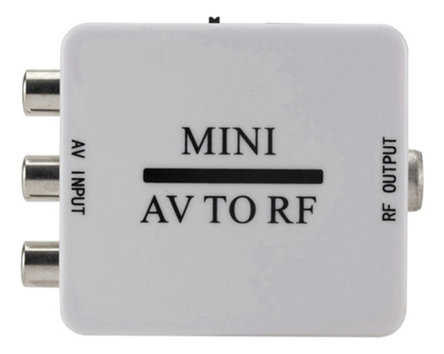 Cabo De Vídeo Composto Rca/a/v Para Rf/coaxial/coaxial