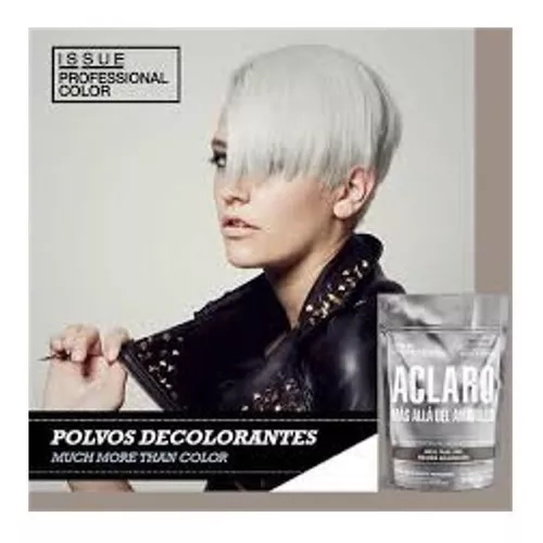 Kit Decolorante Issue Professional Aclaro Polvo Decolorante tono más allá  del amarillo para cabello