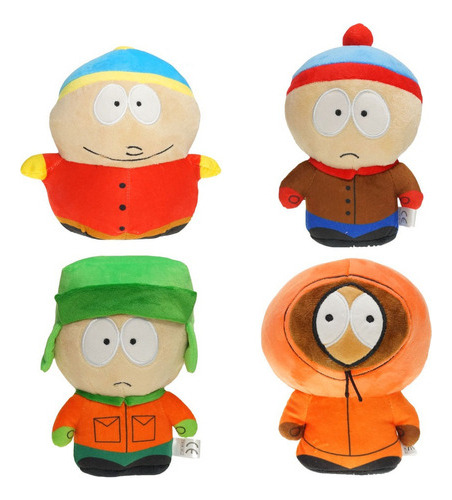 4pcs South Park Peluche Muñeca Juguete Cumpleaño Regalo 20cm