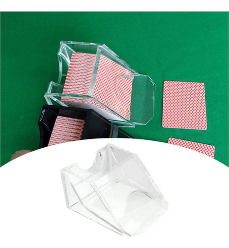 Card Dealer Shoe 1 Deck Manual De Accesorios Para Naipes De