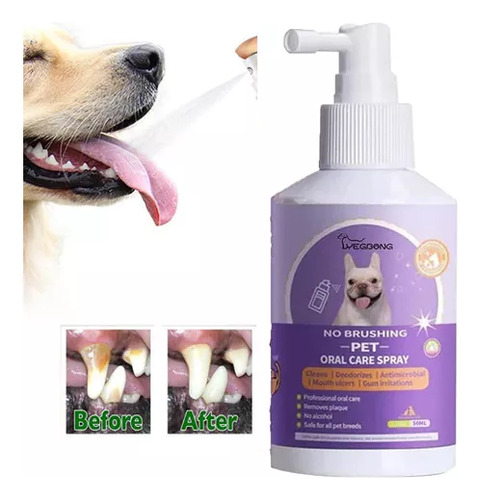 2 Piezas De Spray De Limpieza De Dientes Pet Clean Para Perr