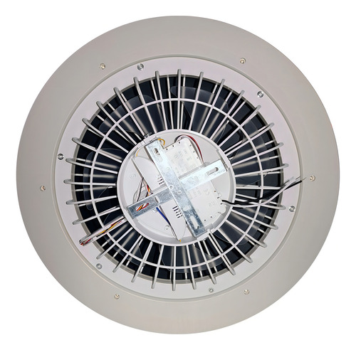 Ventilador De Techo Luz Led 6 Velocidades Control Remoto Md1 Cantidad De Aspas 7 Estructura Acabado Diamantado Aspas Opalinas Diámetro 49 Cm Frecuencia 60hz Material De Las Aspas Plástico