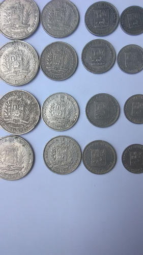 Imagen 3 de 4 de Monedas 2, 1, 0.5 Y 0.25 Bolívares Años 1965-1967.