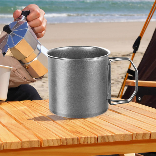 Taza De Café Para Acampar Al Aire Libre Con Manijas