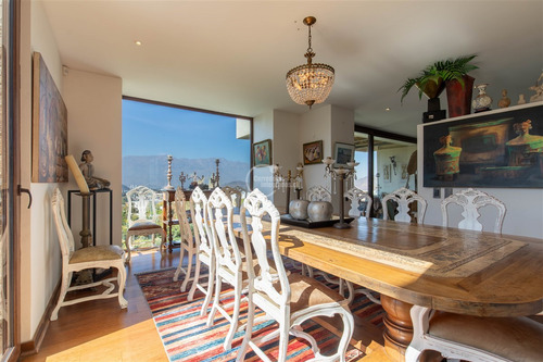 Casa Venta 5 Dorm. Excelente En Condominio En Lo Barnechea