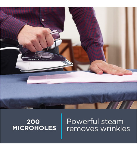 Plancha De Vapor Rowenta Pro Compact Con Suela De Acero Inox