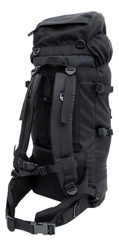 Mochila Cargueira Crampon 60 Litros Preta - Trilhas E Rumos