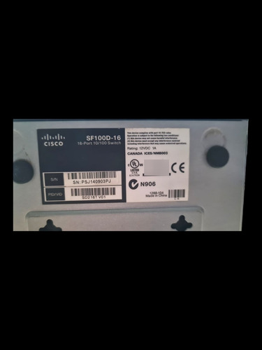 Switch Cisco 16 Puertos Rj-45 (Usado)