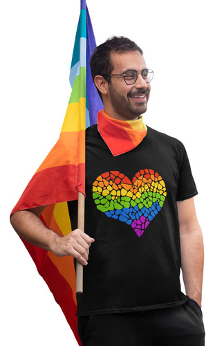 Playera Personalizada Pride Lgbt Orgullo Gay Corazon 2