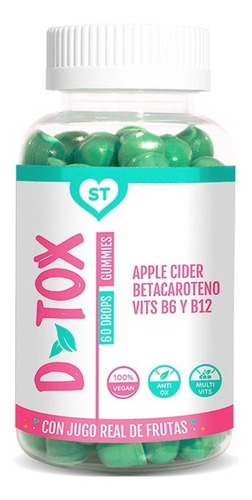 Gomitas De Cidra De Manzana D-tox - Skinny Teatox