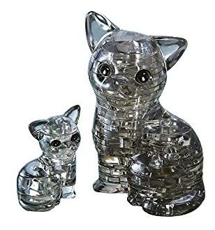 Hcm?  Un Par De Gatos Puzzle De Cristal (49-piece, Multi-col