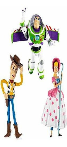 Figuras Toy Story Para Piscina, Woody, Buzz Y Bo Peep.