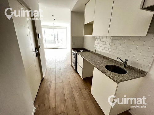 Imagen 7 de 14 de Monoambiente Con Balcon Terraza Y Parrilla A Estrenar - Chacarita - Guimat Propiedades