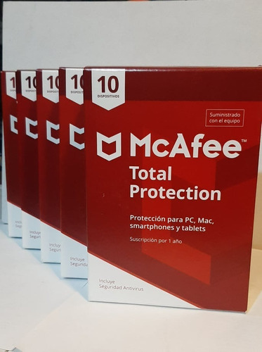 Mcafee 10 Licencias Para Pc, Mac, Tabletas  Y Smartphones 