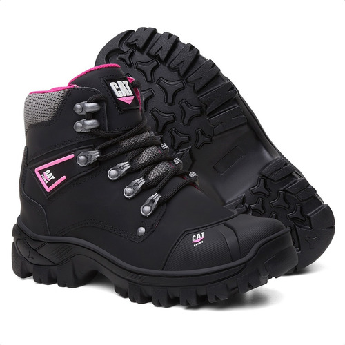 Bota Feminina Trabalho Moto Segurança Epi Com C.a Original