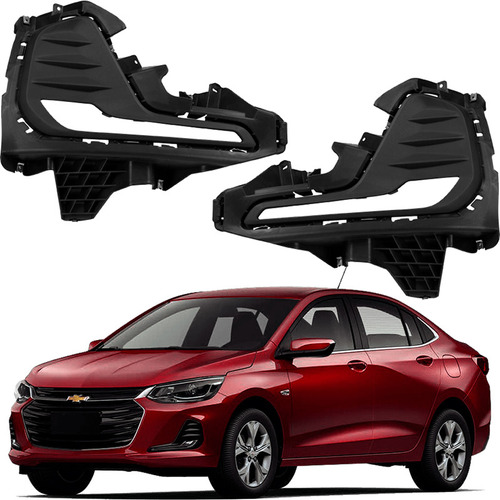 Par Rejilla Facia Chevrolet Onix 2020 2021 2022 C/hoyo