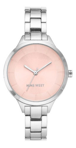 Reloj Nine West Mujer Acero Plata Nw2225pksv