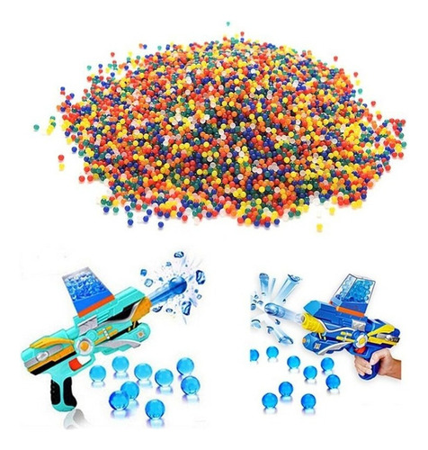 Balas De Gel Para Juguete Pistola 7-8 Mm 50000 Piezes