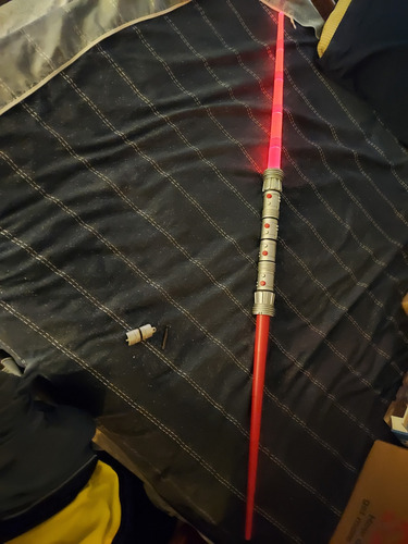 Jxtbx Sable Darth Maul Light Saber Star Wars Episode 1 1998 Rojo (Usado)