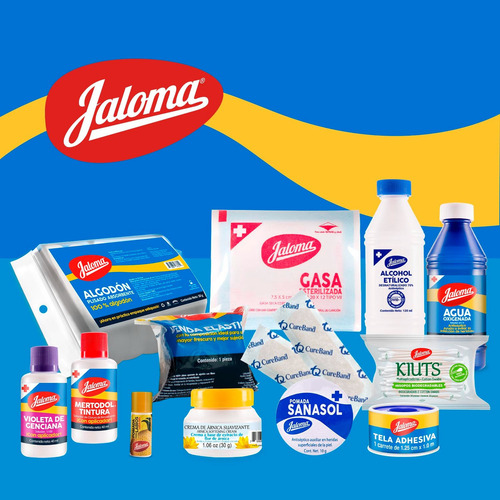 Botiquín Primeros Auxilios Jaloma Caja Plástica