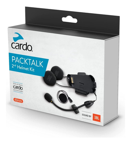 Cardo Scalarider Packtalk Smartpack Kit Audio Microfone Jbl