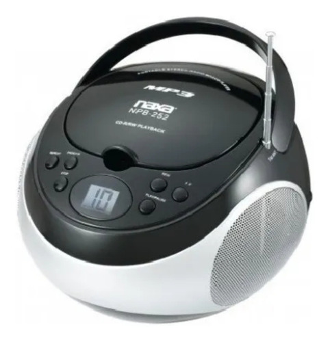 Imagen 6 de 7 de Reproductor Naxa Mp3/cd Portatil Con Radio Am/fm Stereo