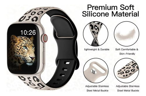 4 Correas For Apple Watch Ultra 10 9 8 7 Se 6 5 4 3 2 Mujer