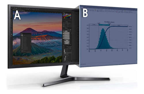 Monitor 34 Samsung Ls34j550wqlxpe Va Wqhd 75hz 4ms Freesync