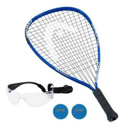 Set Raqueta Racquetball Aprendices Crush Head Xchws C