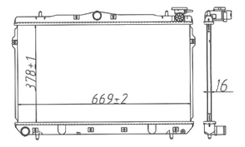 Radiador Hyundai Coupe Fx