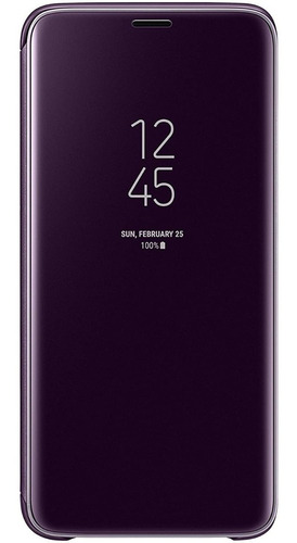 Samsung S-view Flip Cover Case Para Galaxy S9 Plus Violeta