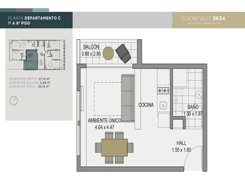Imagen 11 de 12 de Departamento - Villa Urquiza