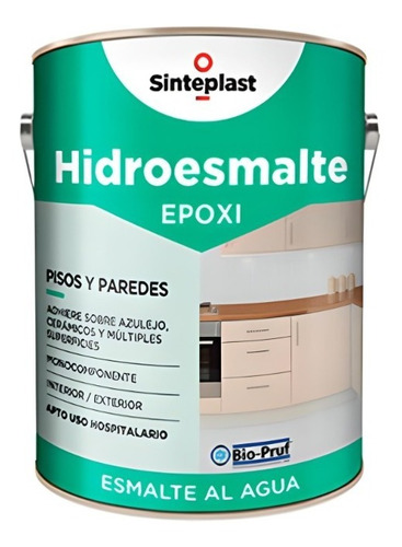 Hidroesmalte Epoxi Piso Y Paredes 1lt - Sinteplast