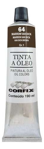 Tinta Oleo Corfix G1 64 Marrom Van Dick 190ml
