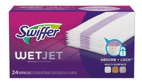 24 Repuestos Para Mopa Trapero Swiffer Wet Jet 