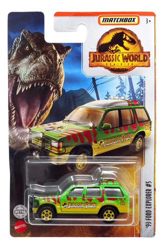 Ford Explorer 93 Matchbox Jurassic World