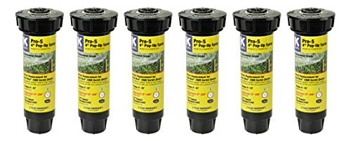 Rain Pro 4  Espray Emergente 6 Boquilla Ajustable 15 Pie Ts