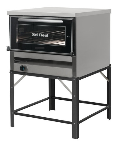 Horno Sol Real 12 Pizzas. Puerta Vidrio Templado- Cod. 068v