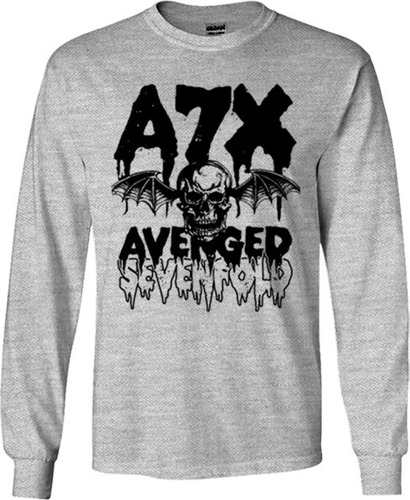 Avenged Sevenfold Playeras Manga Larga Para Hombre Y Mujer