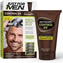 Comprar Shampoo Hombres Reductor Canas Gradual Just Men Control Gx