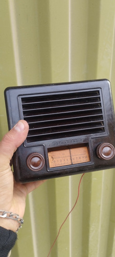 Jt Antigua Rara Radio Miniatura De Baquelita De Coleccion 